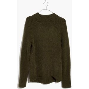 Madewell Northfield Mockneck Sweater HeatherCactus